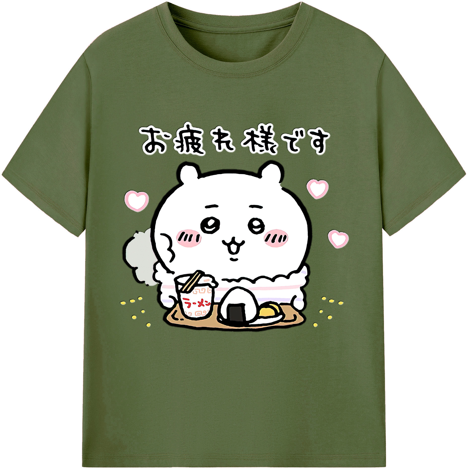 （画像用） ちいかわ ちいかわ Chii-kawa chiikawa 綿100％半袖Tシャツ（フロントプリント）